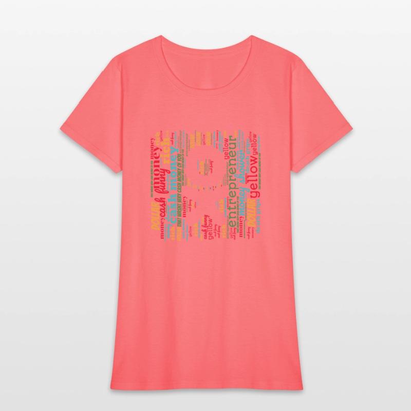 money 4 color wordcloud