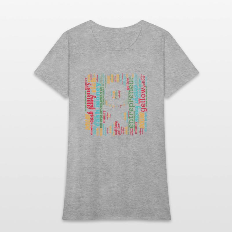 money 4 color wordcloud