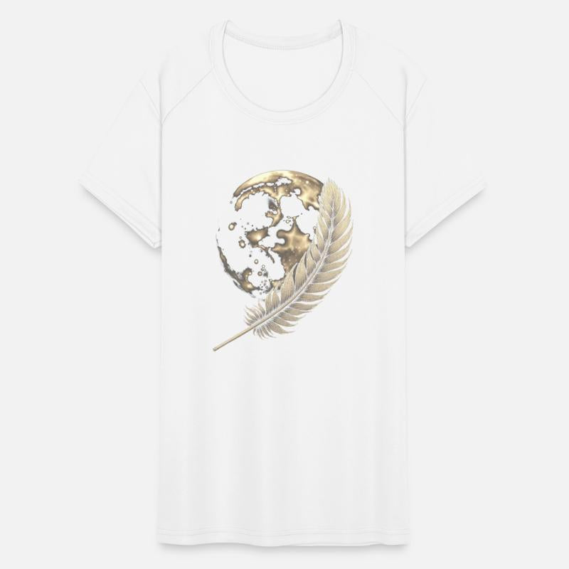 Moon And Feather Design