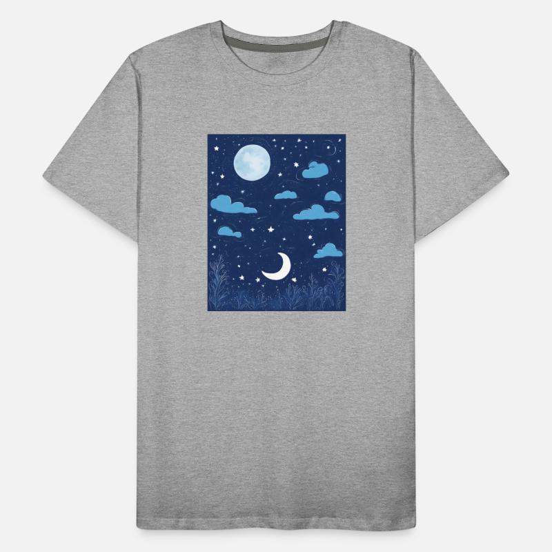 Moon and Stars Doodle