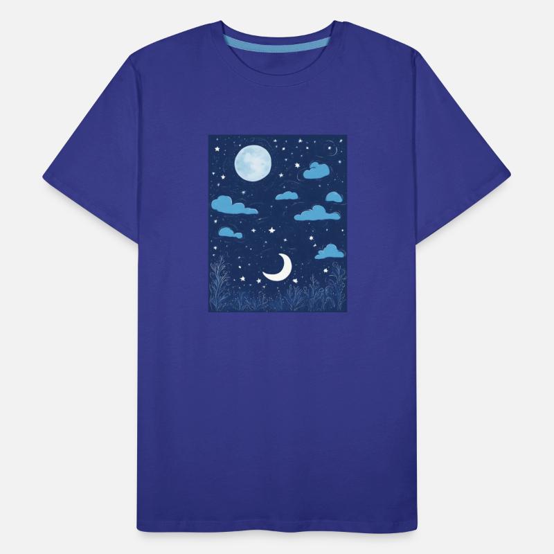 Moon and Stars Doodle