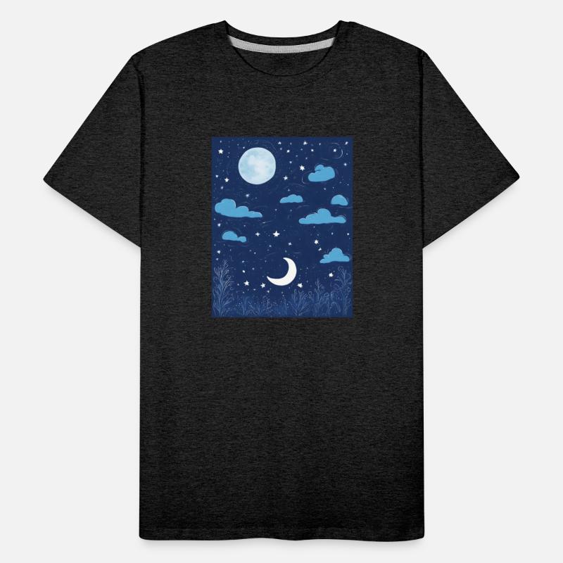 Moon and Stars Doodle