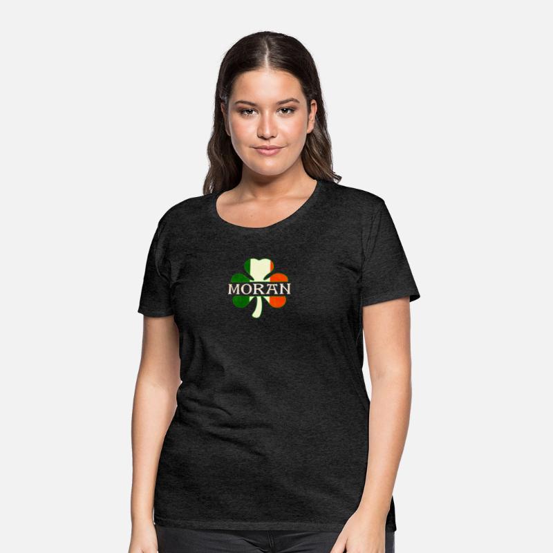 Moran Irish Surname Ireland Flag Shamrock