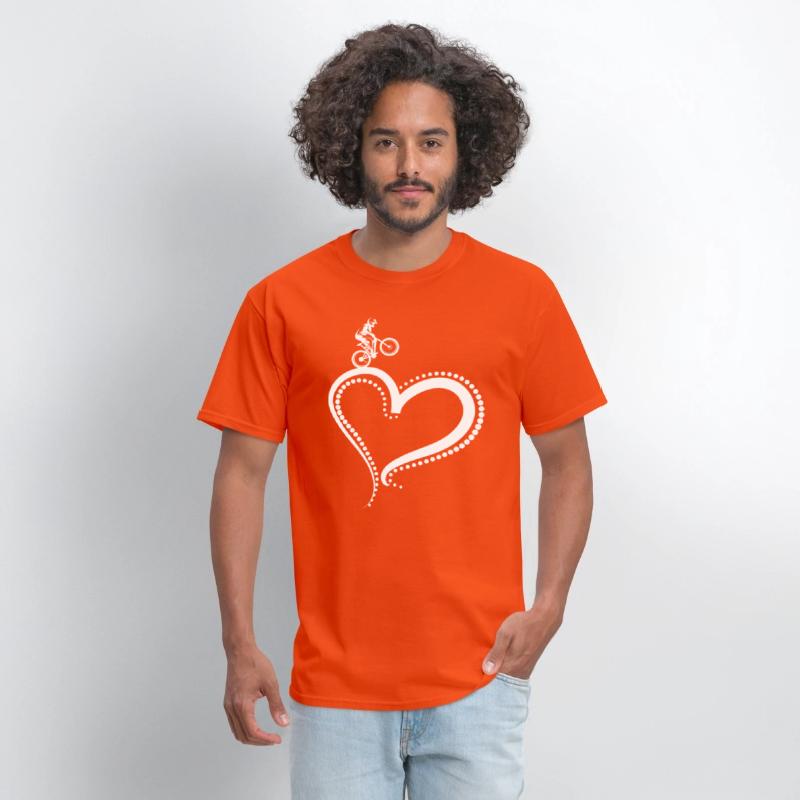 Mountain Biker Heart Adventure