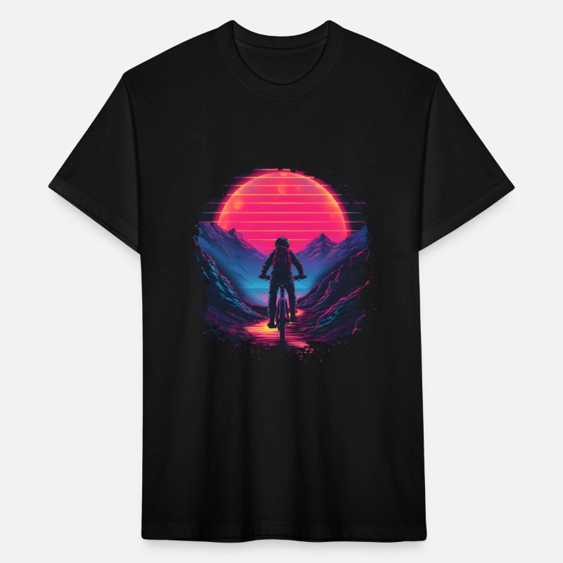 Mountain Biking Synthwave