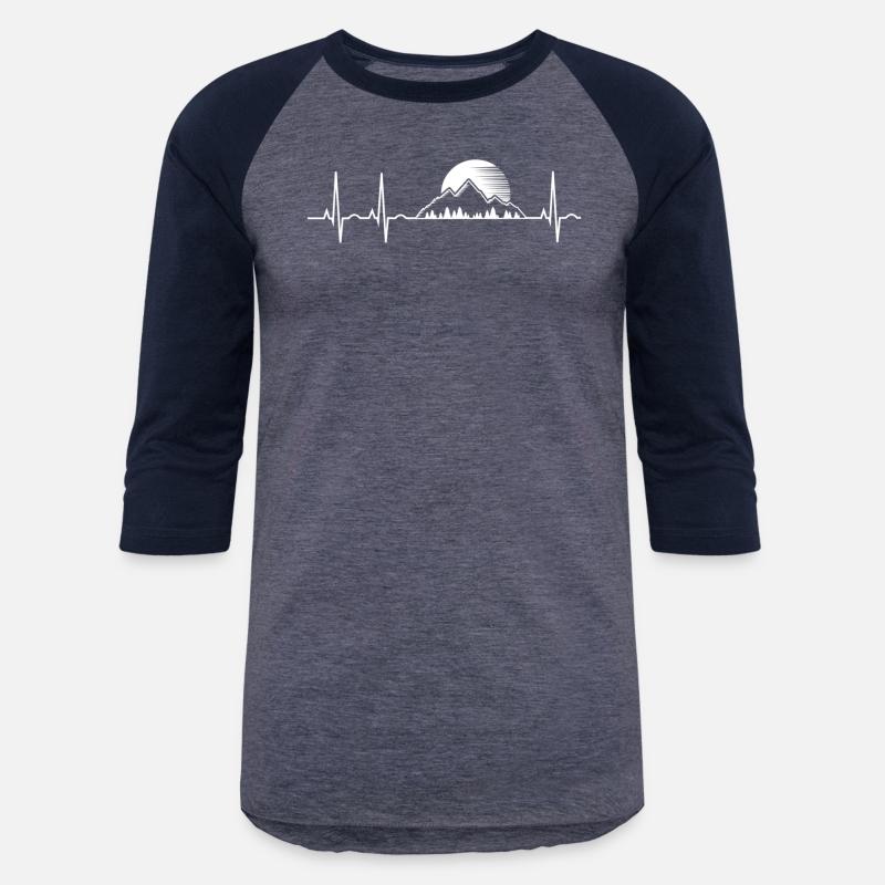 Mountain Heartbeat Shirt Nature Trail Hiker Gift