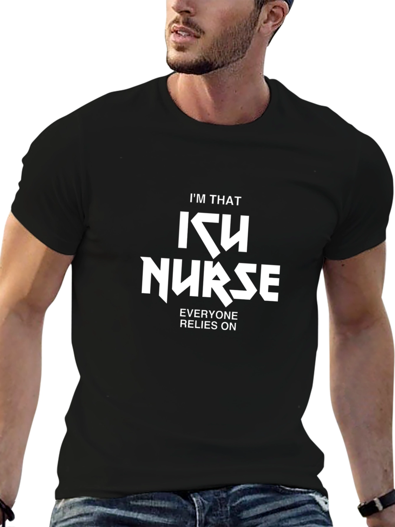 Im That ICU Nurse Black T-Shirt