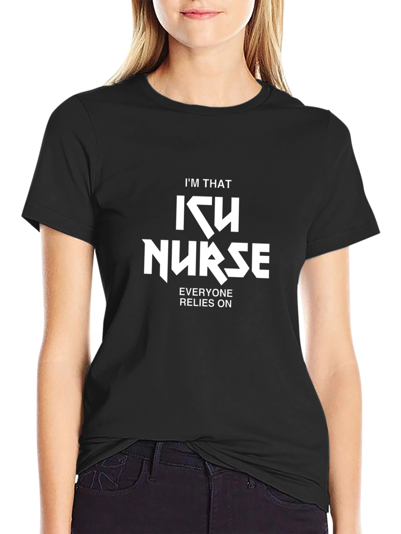 Im That ICU Nurse Black T-Shirt
