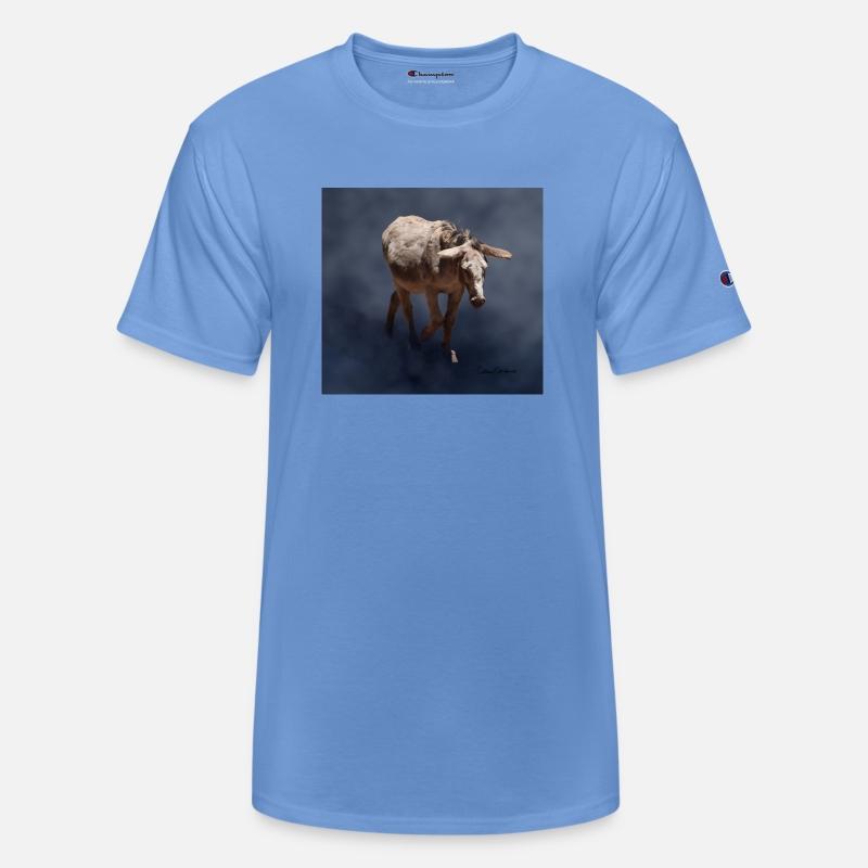 Mule on Smokey Gray Background