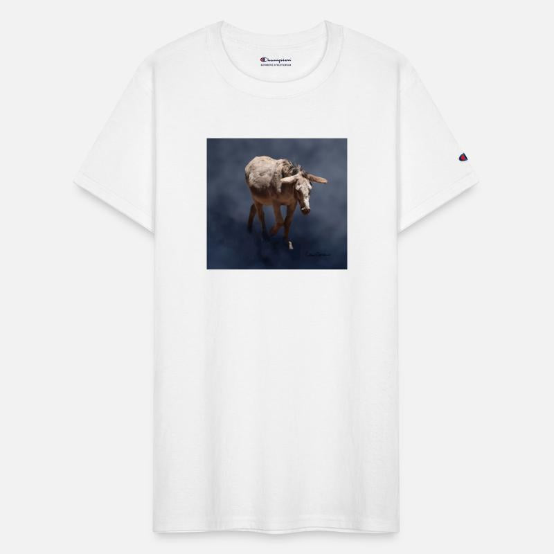 Mule on Smokey Gray Background