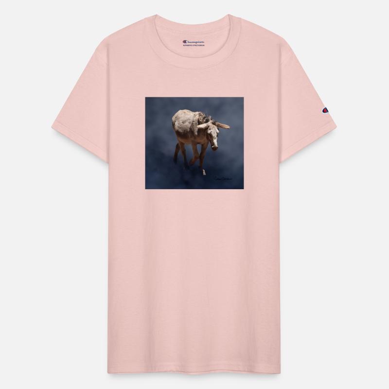 Mule on Smokey Gray Background