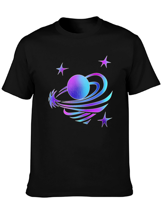 Galaxy Graphic Tee - Stylish Space Print