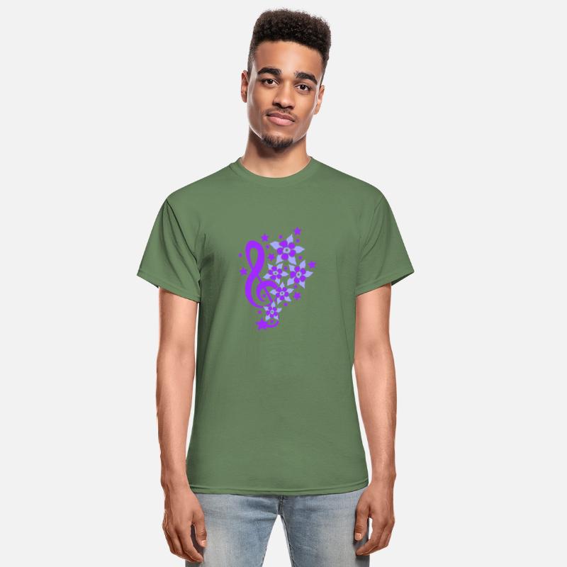 Music Clef Note French Stars Treble Flowers Sound