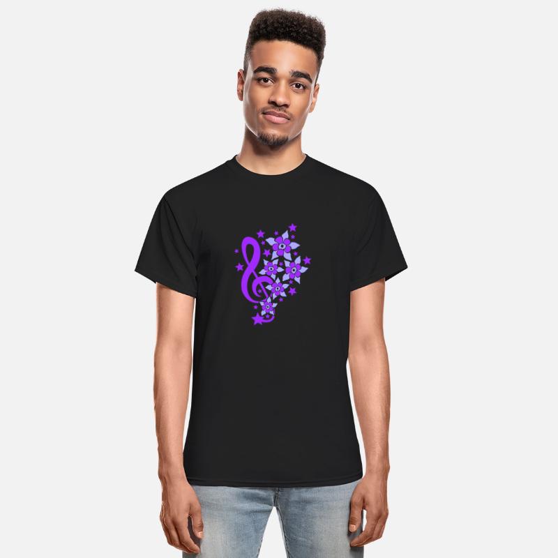 Music Clef Note French Stars Treble Flowers Sound