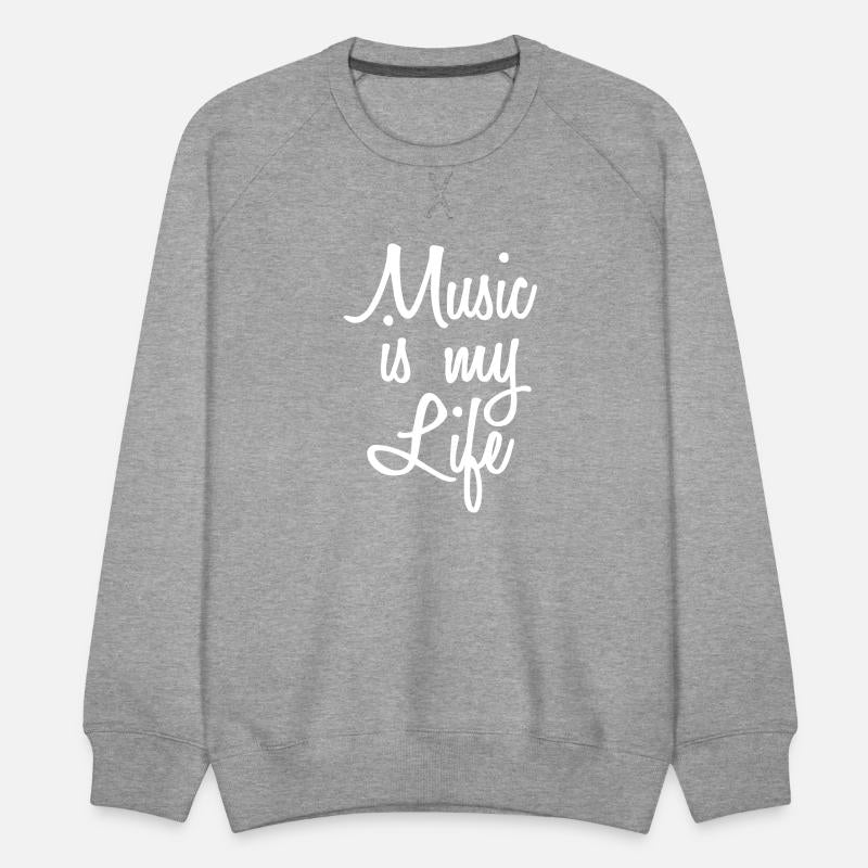 Music is my Life Love Text Saying Club Party Dance
