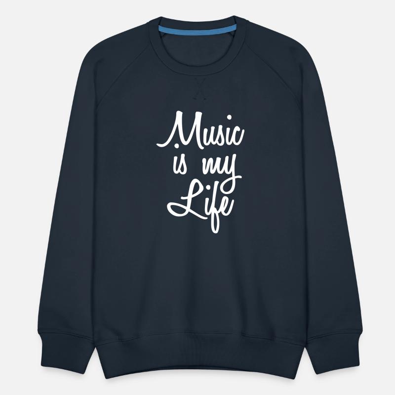 Music is my Life Love Text Saying Club Party Dance