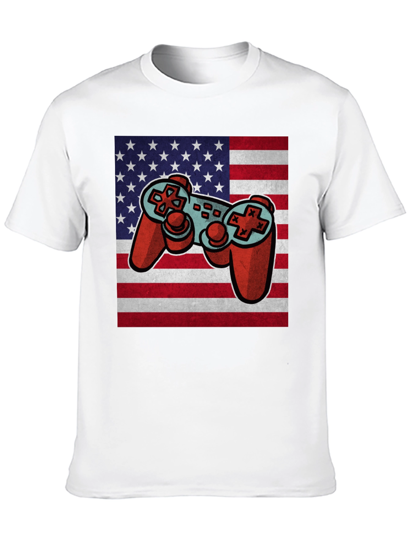 Gaming USA Flag T-Shirt