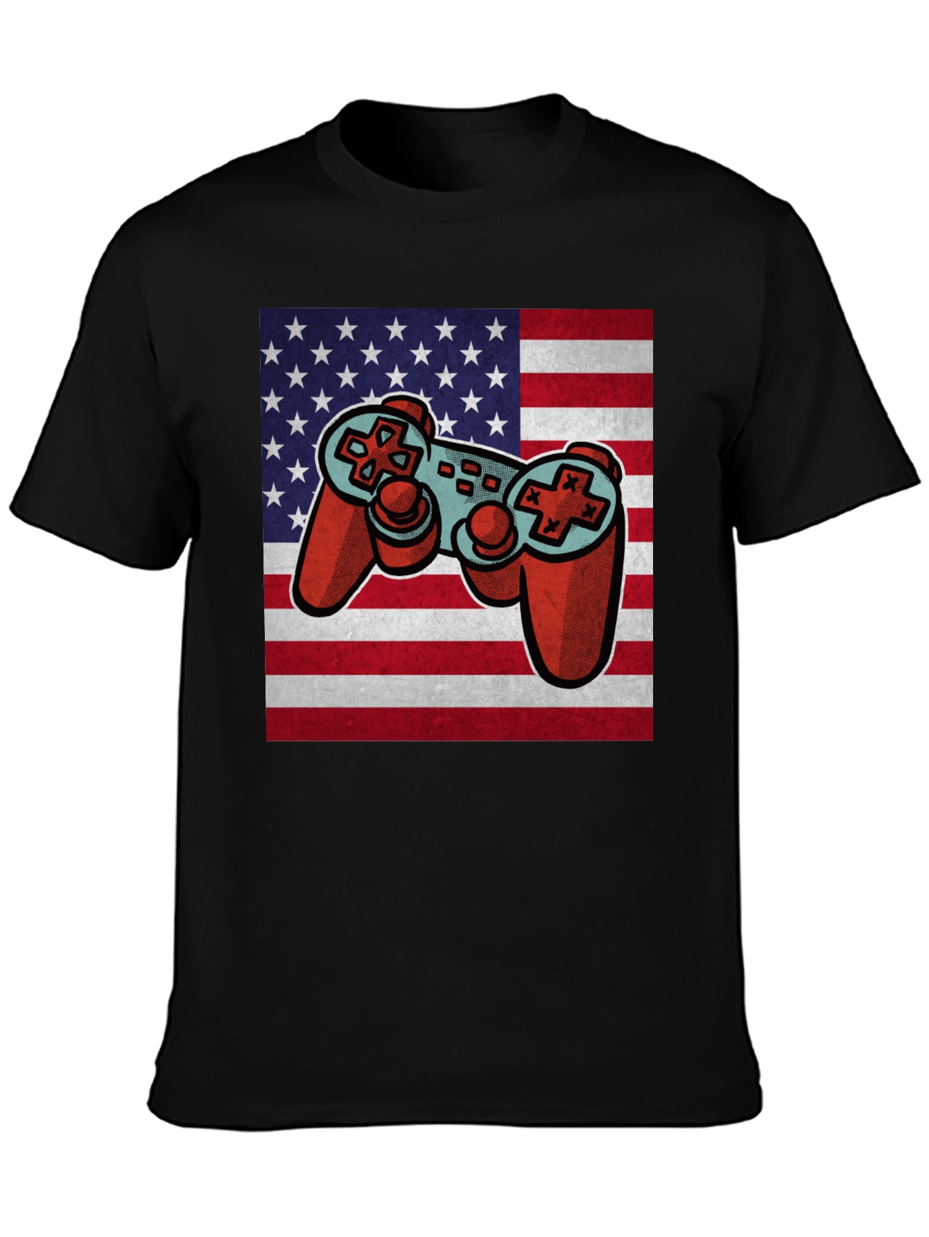Gaming USA Flag T-Shirt
