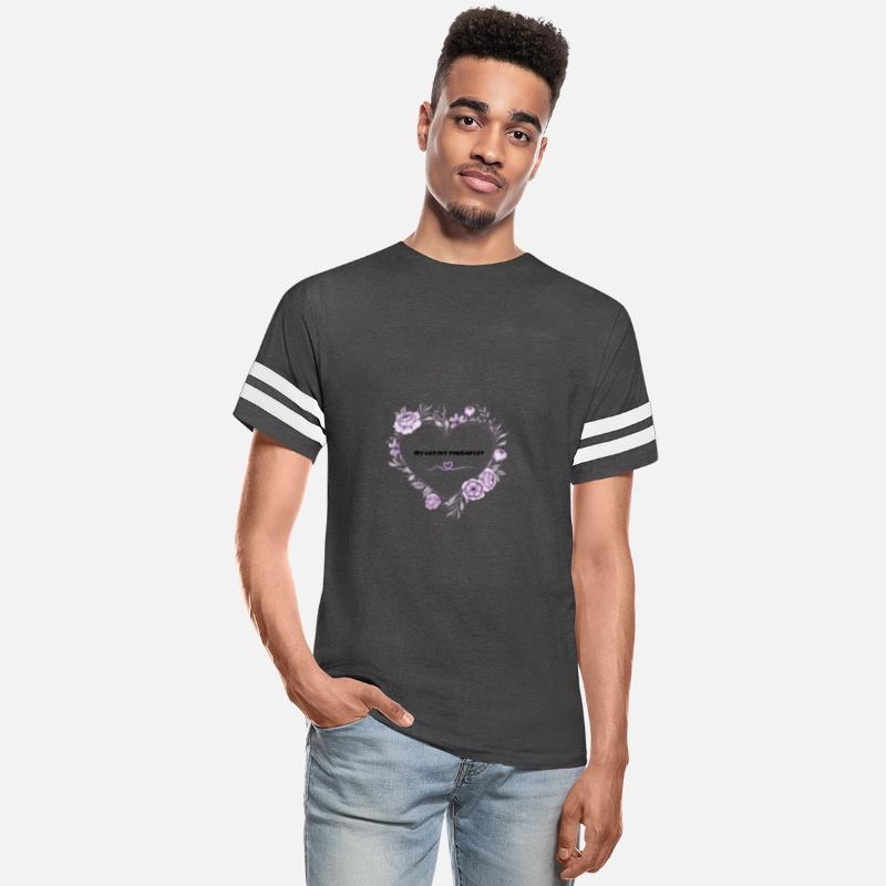 "My Cat Is My Therapist - Heart Floral Art"