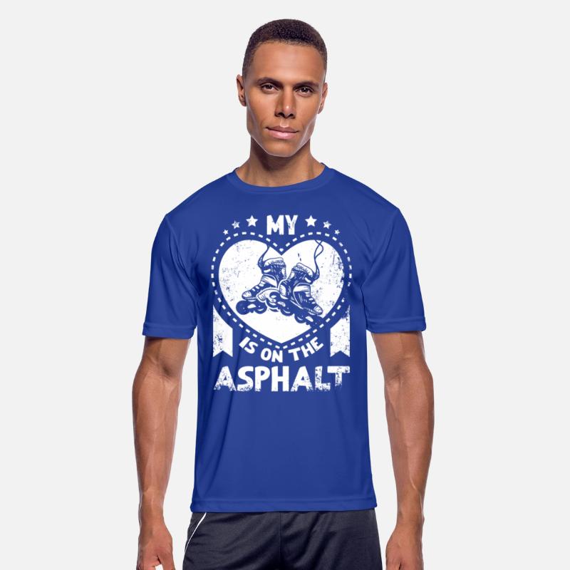 My heart is on the asphalt