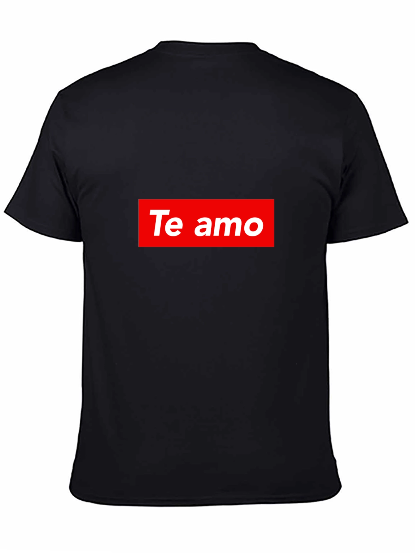 Te Amo Graphic Tee - Mens Black T-Shirt