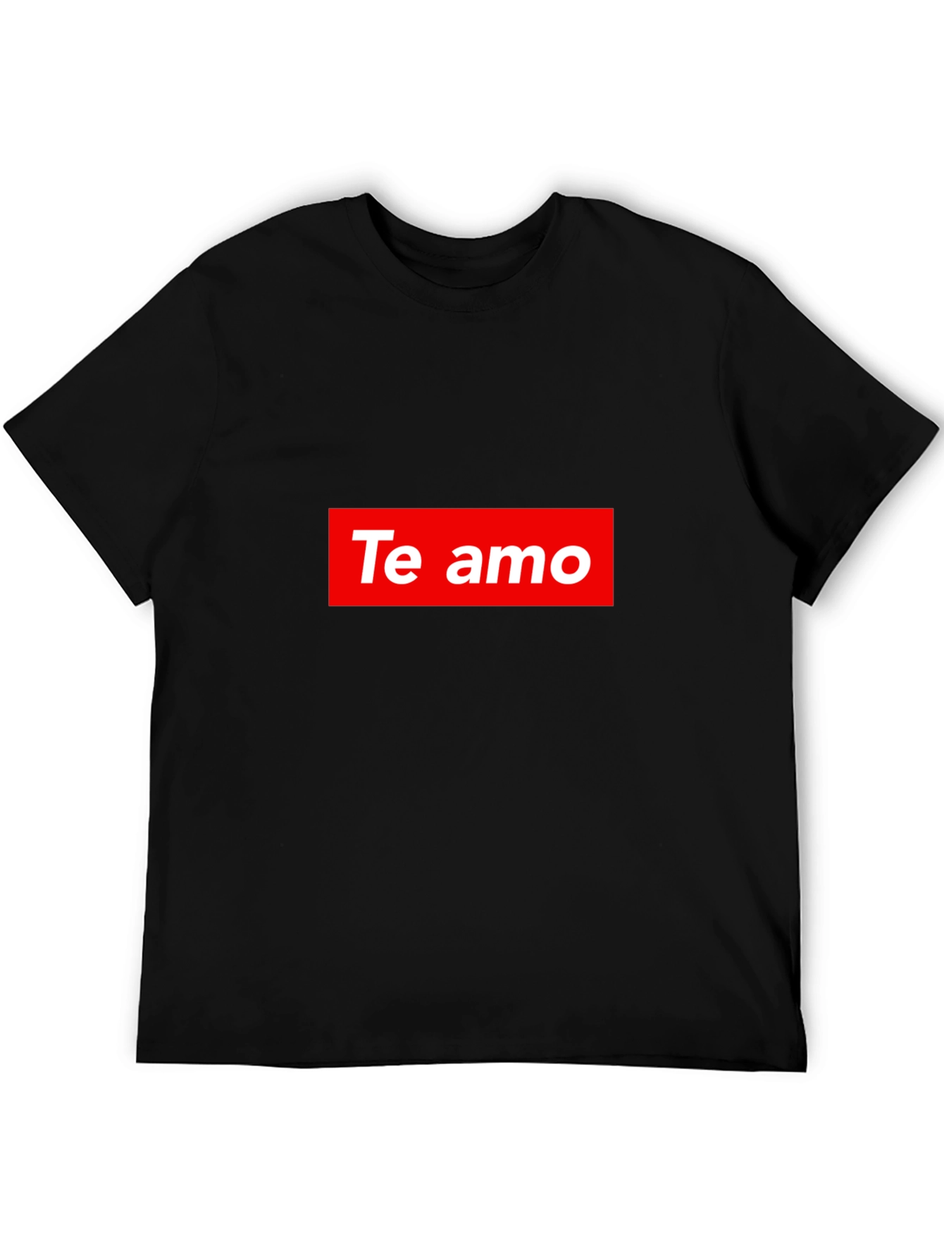Te Amo Graphic Tee - Mens Black T-Shirt