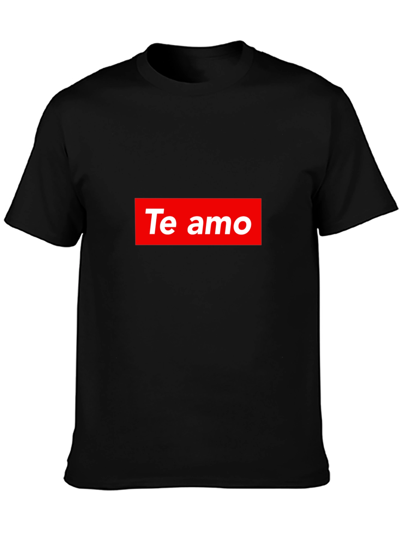 Te Amo Graphic Tee - Mens Black T-Shirt