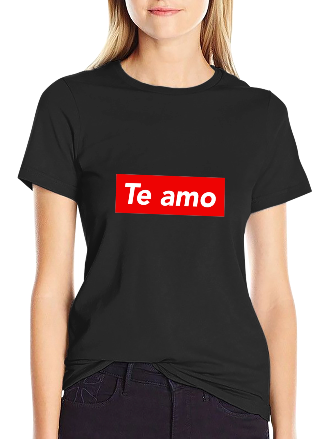 Te Amo Graphic Tee - Mens Black T-Shirt
