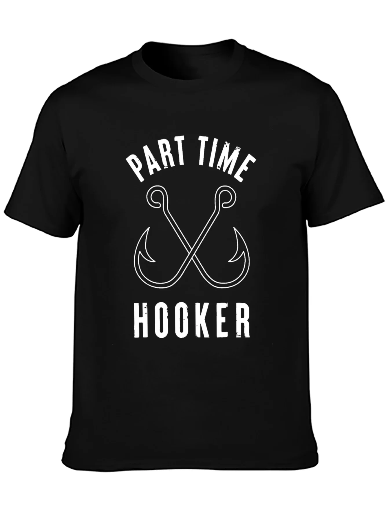 Part Time Hooker Fishing T-Shirt - Humor Apparel