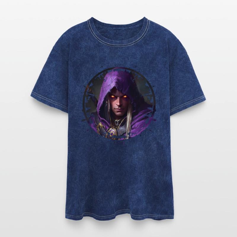 Mysterious Aura In Purple Robe