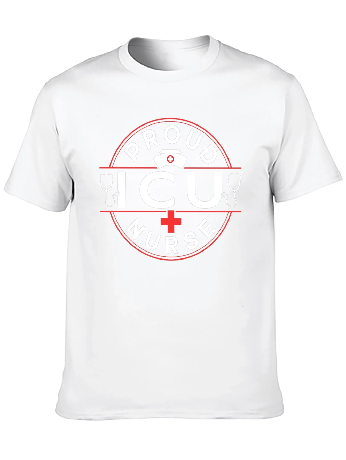 Proud ICU Nurse T-Shirt - Black