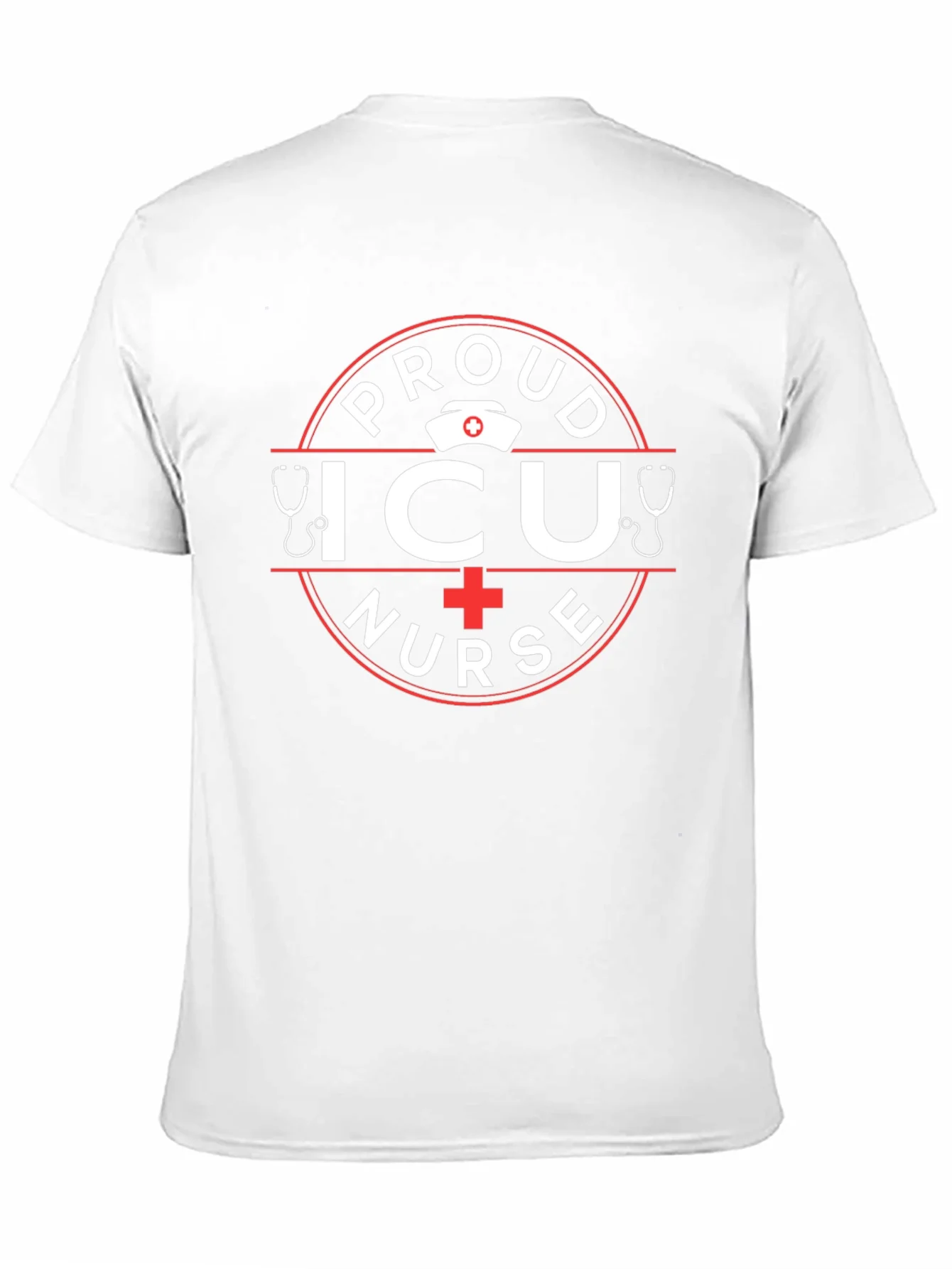 Proud ICU Nurse T-Shirt - Black