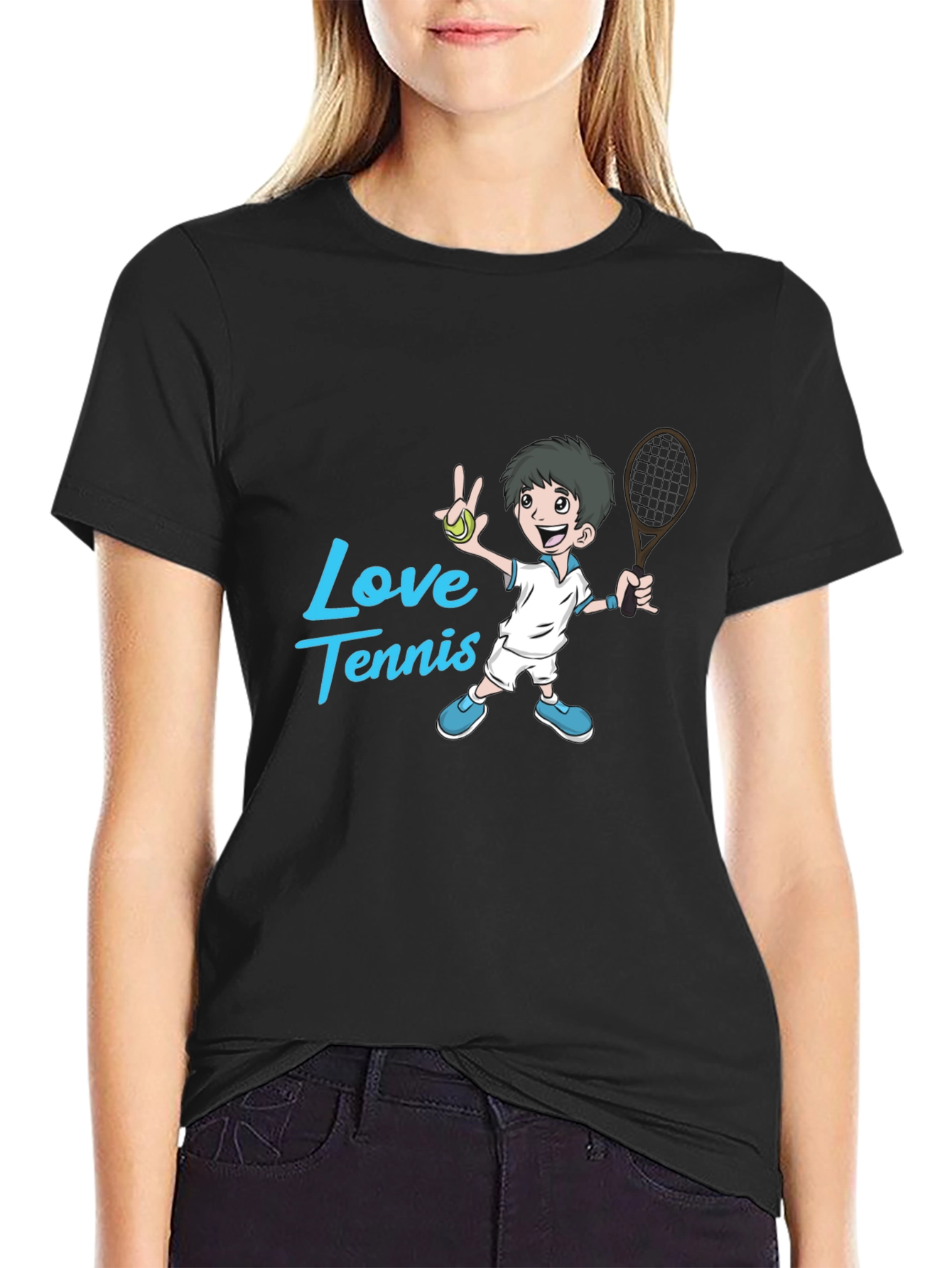 Love Tennis Graphic T-Shirt