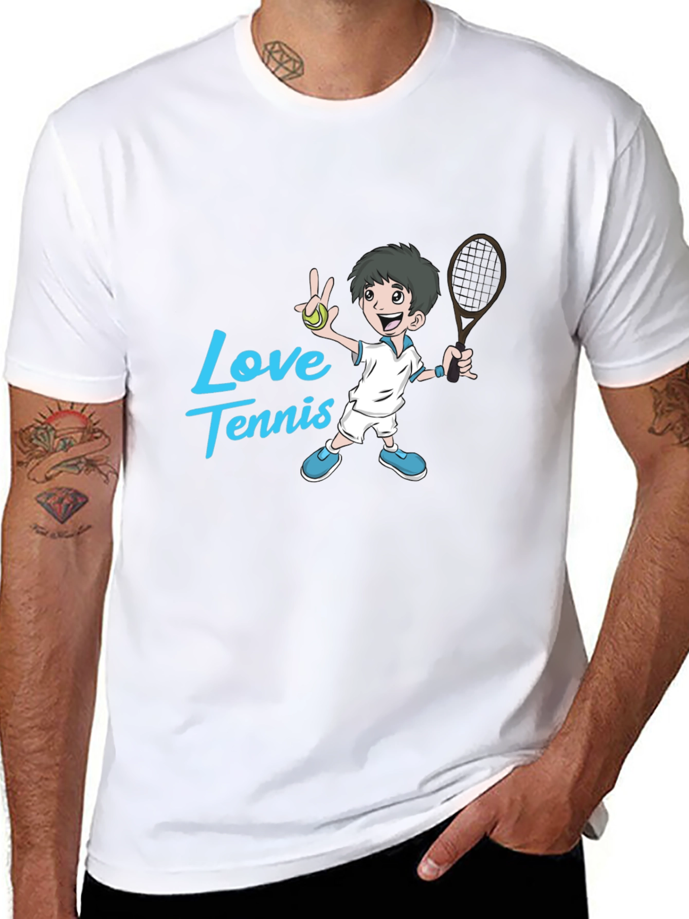 Love Tennis Graphic T-Shirt