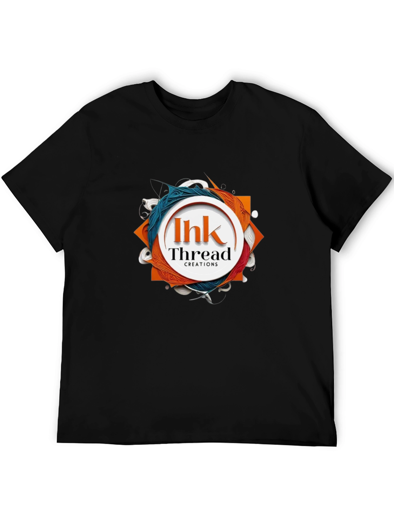 Ihk Thread Creations Black T-Shirt - Unique Design