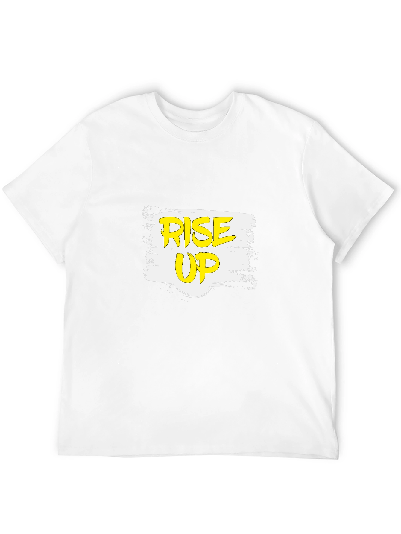 Rise Up Graphic T-Shirt - Black Casual Tee