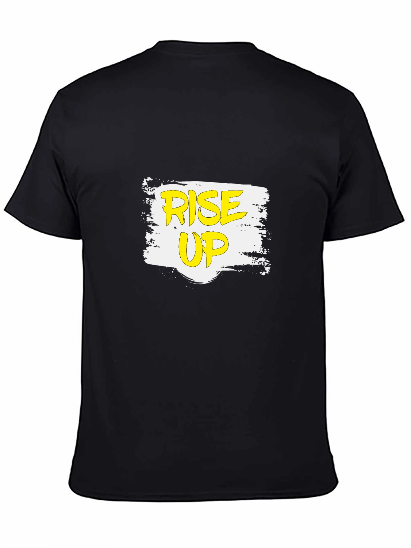 Rise Up Graphic T-Shirt - Black Casual Tee