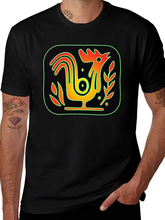 Rooster Graphic T-Shirt - Unique Design