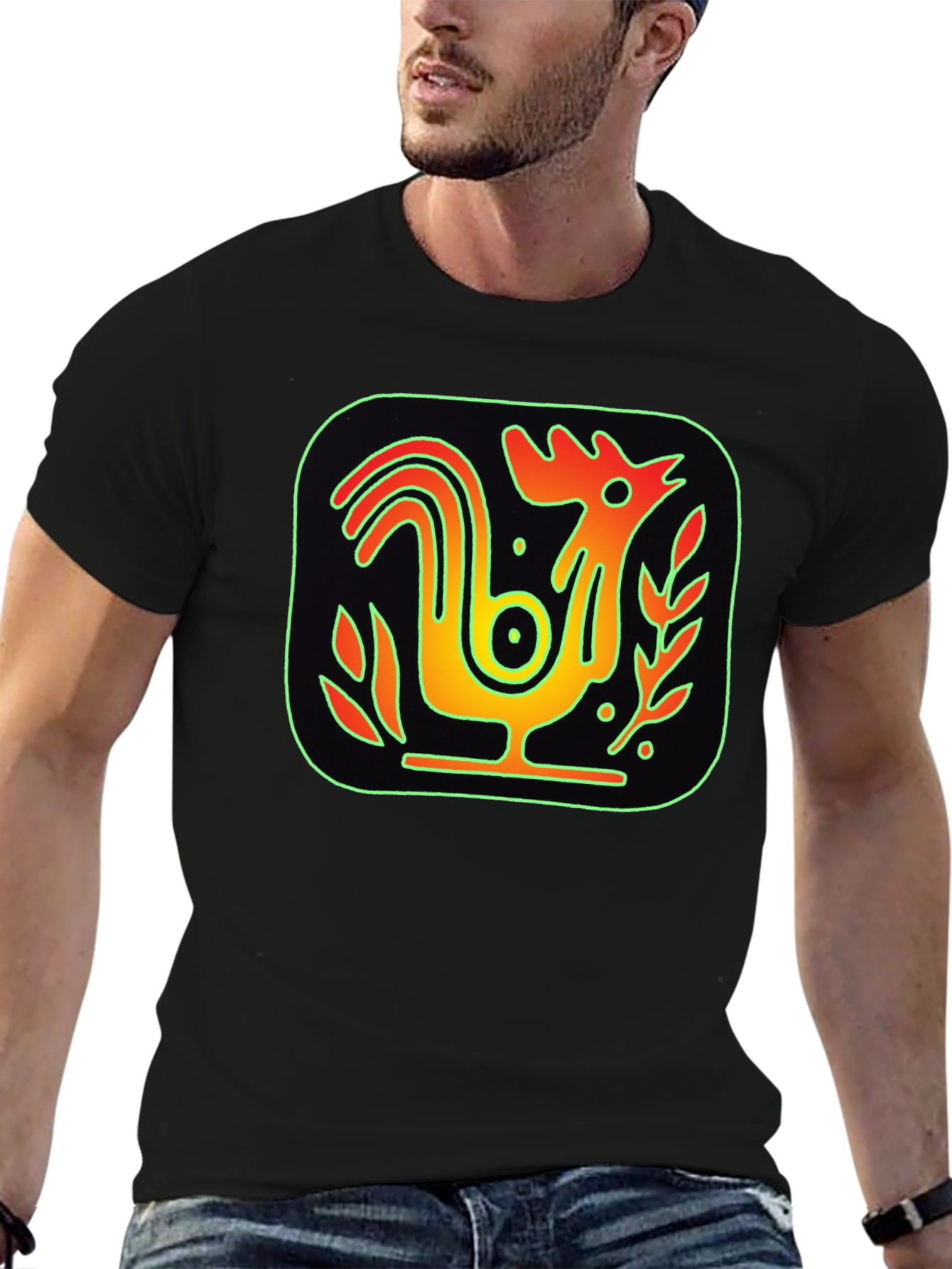 Rooster Graphic T-Shirt - Unique Design