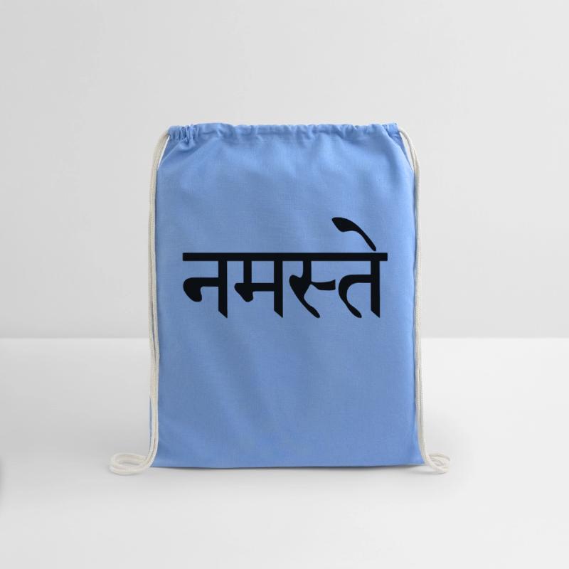 Namaste Sanskrit written shade picture
