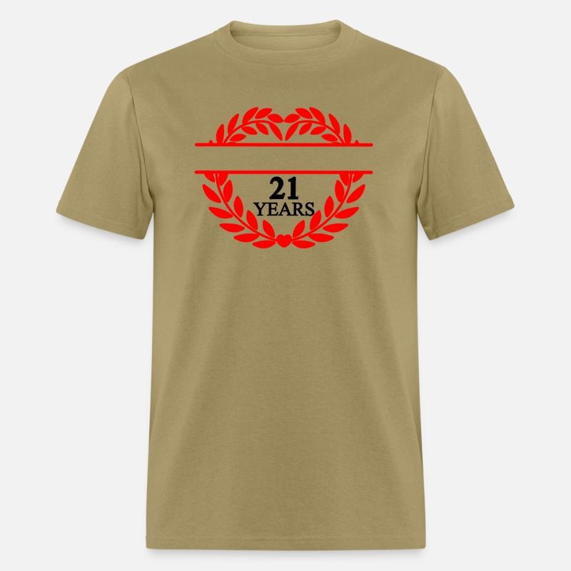 Name banner twenty one years, heart laurel wreath