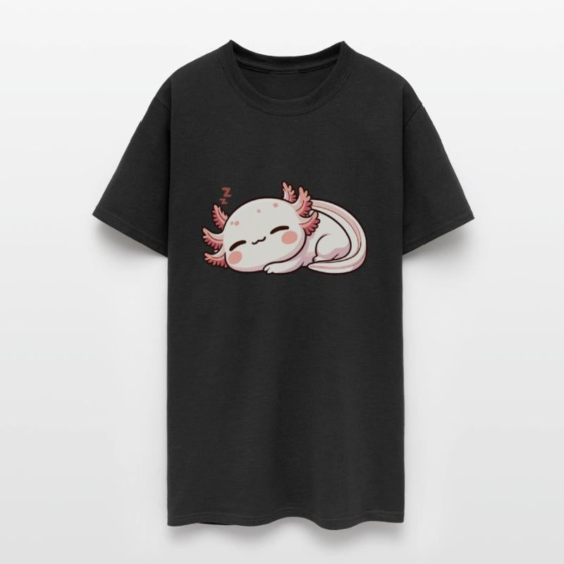 Napping Axolotl Kawaii Relaxing