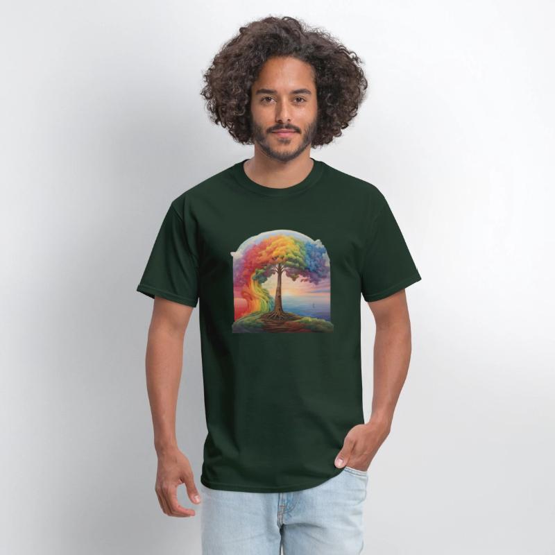 Nature tree rainbow