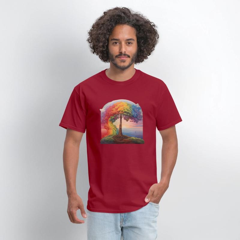 Nature tree rainbow