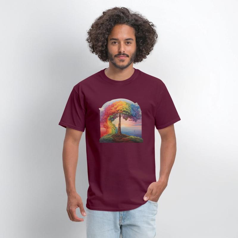 Nature tree rainbow