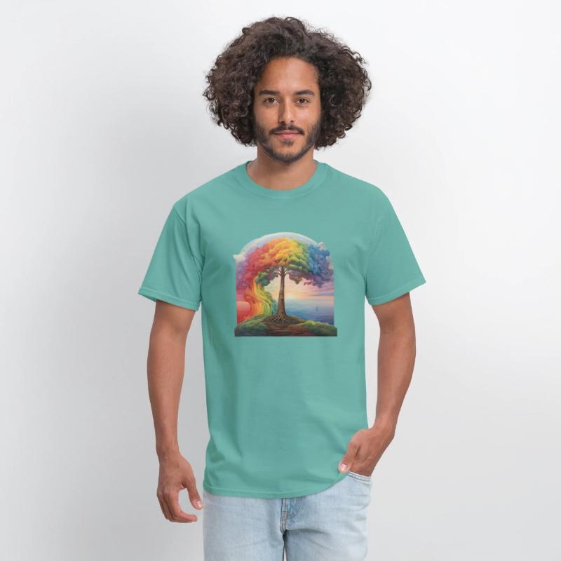 Nature tree rainbow