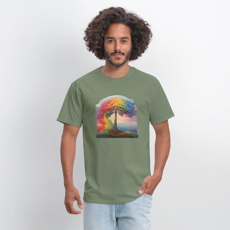 Nature tree rainbow