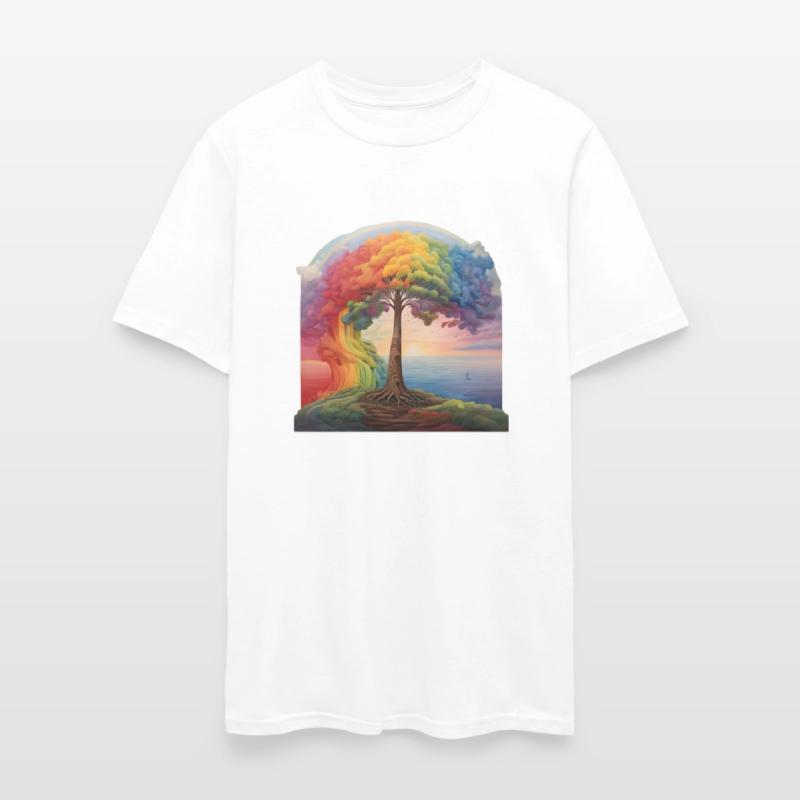 Nature tree rainbow