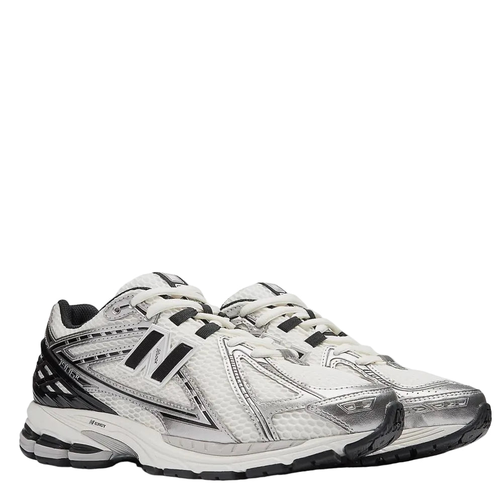 New Balance Women's 1906R in Silver Metallic with White and Sea Salt