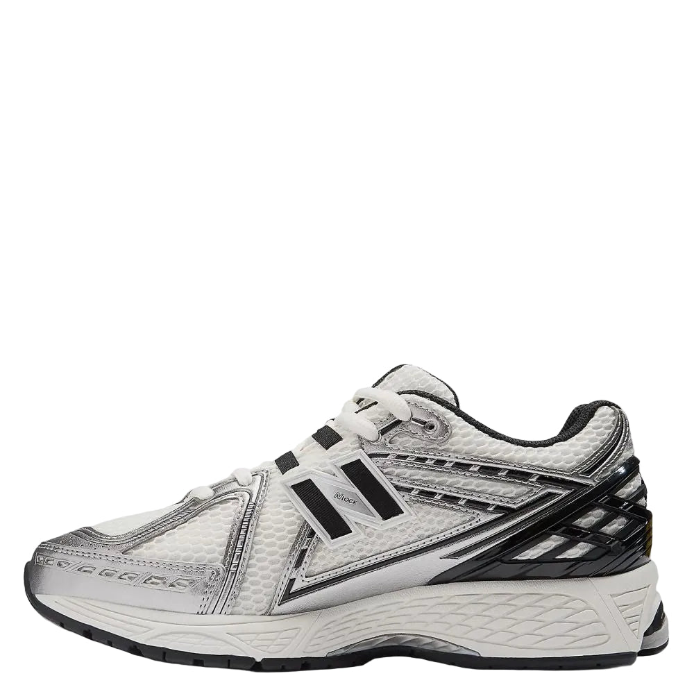 New Balance Women's 1906R in Silver Metallic with White and Sea Salt